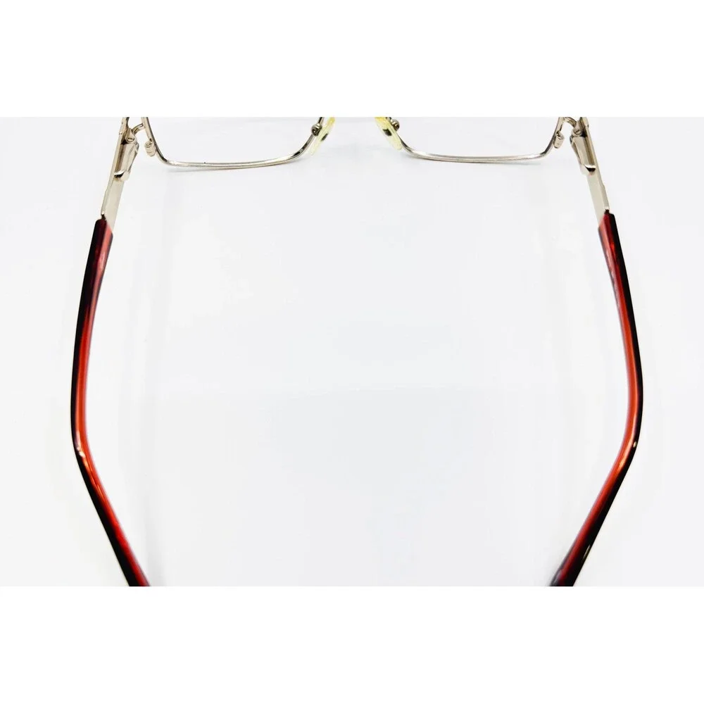 Splendor Eyeglass Frames Womens Brown SP 813 Rectangle Metal 53-16-135